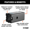 CURT Reducer Sleeve Set (3" to 2-1/2" to 2" Shanks, 2 Pieces) Trailer Hitch Receiver Tube Adapter