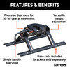 CURT 16K, E16 5th Wheel Hitch with Rails