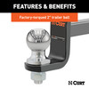 CURT Towing Starter Kit with 2" Ball (1-1/4" Shank, 3,500 lbss, 3-1/4" Drop) Trailer Hitch Ball Mount