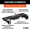CURT OEM-Style Gooseneck Hitch, Select Chevrolet Silverado, GMC Sierra 2500, 3500 HD Gooseneck Trailer Hitch