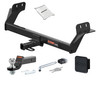 17 - 19 Ford Fusion Sport 1.25in. CURT Trailer Hitch + Ball Mount + Cover + Lock Kit by CURT HWA951