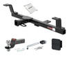 98 - 05 Volkswagen Passat Sedan, excluding 4MOTION 1.25in. CURT Trailer Hitch + Ball Mount + Cover + Lock Kit by CURT HWA2505