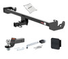 11 - 14 Scion xD -- 1.25in. CURT Trailer Hitch + Ball Mount + Cover + Lock Kit by CURT HWA2248