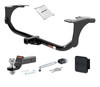 08 - 15 Subaru SUBARU Excluding Brabus  1.25in. CURT Trailer Hitch + Ball Mount + Cover + Lock Kit by CURT HWA2251