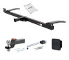 80 - 85 Oldmobile Delta 88 Sedan 1.25in. CURT Trailer Hitch + Ball Mount + Cover + Lock Kit by CURT HWA2106
