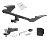 18 - 20 Hyundai Accent Sedan 1.25in. CURT Trailer Hitch + Ball Mount + Cover + Lock Kit by CURT HWA1398