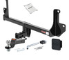 08 - 11 BMW 135i -- 1.25in. CURT Trailer Hitch + Ball Mount + Cover + Lock Kit by CURT HWA77