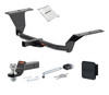 21 - 23 Hyundai Elantra Sedan, excluding N, N Line, or Hybrid 1.25in. CURT Trailer Hitch + Ball Mount + Cover + Lock Kit by CURT HWA1405