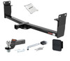 03 - 06 Mitsubishi Outlander -- 1.25in. CURT Trailer Hitch + Ball Mount + Cover + Lock Kit by CURT HWA1991