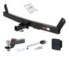 98 - 00 Volvo S70  -- 1.25in. CURT Trailer Hitch + Ball Mount + Cover + Lock Kit by CURT HWA2544