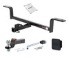 01 - 05 HONDA Civic Coupe 1.25in. CURT Trailer Hitch + Ball Mount + Cover + Lock Kit by CURT HWA1334