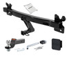 08 - 10 Volvo V70  -- 1.25in. CURT Trailer Hitch + Ball Mount + Cover + Lock Kit by CURT HWA2553