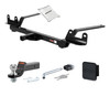 04 - 07 Chevrolet Malibu Sedan 1.25in. CURT Trailer Hitch + Ball Mount + Cover + Lock Kit by CURT HWA402