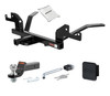 92 - 98 Pontiac Grand Am -- 1.25in. CURT Trailer Hitch + Ball Mount + Cover + Lock Kit by CURT HWA2126