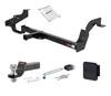 90 - 04 Subaru Legacy Sedan 1.25in. CURT Trailer Hitch + Ball Mount + Cover + Lock Kit by CURT HWA2301
