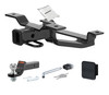 88 - 92 Mazda MX-6 -- 1.25in. CURT Trailer Hitch + Ball Mount + Cover + Lock Kit by CURT HWA1817