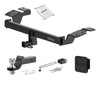 18 - 24 Toyota Camry -- 1.25in. CURT Trailer Hitch + Ball Mount + Cover + Lock Kit by CURT HWA2362