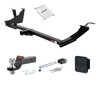 04 - 07 Chrysler Town & Country With Stow 'n Go 1.25in. CURT Trailer Hitch + Ball Mount + Cover + Lock Kit by CURT HWA650