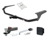 09 - 16 Toyota Venza -- 1.25in. CURT Trailer Hitch + Ball Mount + Cover + Lock Kit by CURT HWA2458