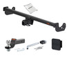 07 - 19 Toyota Yaris Hatchback 1.25in. CURT Trailer Hitch + Ball Mount + Cover + Lock Kit by CURT HWA2460