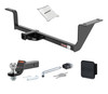 09 - 17 Volkswagen CC Excluding 4MOTION 1.25in. CURT Trailer Hitch + Ball Mount + Cover + Lock Kit by CURT HWA2473