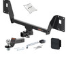 15 - 19 Volkswagen Golf R -- 1.25in. CURT Trailer Hitch + Ball Mount + Cover + Lock Kit by CURT HWA2487