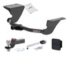 19 - 24 Volkswagen Jetta Sedan, excluding GLI 1.25in. CURT Trailer Hitch + Ball Mount + Cover + Lock Kit by CURT HWA2496