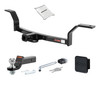 97 - 00 Acura EL -- 1.25in. CURT Trailer Hitch + Ball Mount + Cover + Lock Kit by CURT HWA4