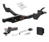 10 - 16 Buick LaCrosse -- 1.25in. CURT Trailer Hitch + Ball Mount + Cover + Lock Kit by CURT HWA197