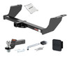 94 - 09 Mazda B4000 00 - 05 models are no drill 1.25in. CURT Trailer Hitch + Ball Mount + Cover + Lock Kit by CURT HWA1793