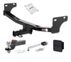17 - 17 JEEP Compass Built in USA 1.25in. CURT Trailer Hitch + Ball Mount + Cover + Lock Kit by CURT HWA1544