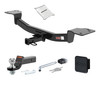04 - 10 KIA Sportage -- 1.25in. CURT Trailer Hitch + Ball Mount + Cover + Lock Kit by CURT HWA1640