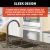 Lippert Flow Max Curved Gooseneck Faucet - Stainless Steel