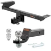 2018-2019 Land Rover Range Rover Evoque SE Premium, Sport Utility CURT Class 3 Trailer Hitch, 2" Receiver + 2" Ball + 1-7/8" Ball Kit