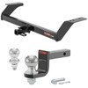2013-2020 Ford Fusion Excluding Sport Class 2 Trailer Hitch, 1-1/4" Receiver + 2" Ball + 1-7/8" Ball Kit