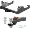 2020-2025 Ford F-350 Super Duty Cab & Chassis with 34 In. Frame CURT Class 4 Trailer Hitch, 2" Receiver + 2" Ball + 1-7/8" Ball Kit
