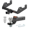 2015-2025 Ford F-150 Without factory receiver, excluding Police Responder CURT Class 3 Trailer Hitch, 2" Receiver + 2" Ball + 1-7/8" Ball Kit