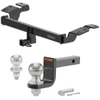 2019-2022 Toyota Avalon All Class 1 Trailer Hitch, 1-1/4" Receiver + 2" Ball + 1-7/8" Ball Kit