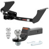 2019-2024 Ram 1500 CURT Classic Excluding factory receiver CURT Class 3 Trailer Hitch, 2" Receiver + 2" Ball + 1-7/8" Ball Kit