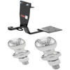 1991-1993 BMW 325is Coupe Class 1 Fixed-Tongue Trailer Hitch with 2" & 1-7/8" Ball