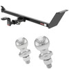 2016-2017 Mitsubishi Lancer SEL, Excluding Fore to Aft Mufflers Class 1 Trailer Hitch, 1-1/4" Ball Mount