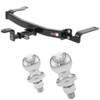 2008-2011 Ford Focus 2 or 4-Door Class 1 Trailer Hitch, 1-1/4" Ball Mount