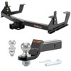 2015-2019 GMC Sierra 3500 HD 8' bed, excluding factory receiver, Tommy Gate lift or cab & chassis CURT Class 4 Hitch, 2" Receiver + 2" Ball + 1-7/8" Ball Kit