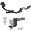 2018 Kia Forte LX Class 1 Trailer Hitch, 1-1/4" Receiver + 2" Ball + 1-7/8" Ball Kit