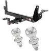 2007-2008 BMW 335xi Sedan, Single Muffler Class 1 Trailer Hitch, 1-1/4" Ball Mount