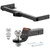 2021-2025 Jeep Grand Cherokee L All CURT Class 3 Trailer Hitch, 2" Receiver + 2" Ball + 1-7/8" Ball Kit