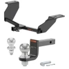 2020-2025 Toyota Corolla Sedan, excluding AWD Class 1 Trailer Hitch, 1-1/4" Receiver + 2" Ball + 1-7/8" Ball Kit