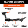 2021-2025 Genesis GV80 All CURT Class 3 Trailer Hitch, 2" Receiver + 2" Ball + 1-7/8" Ball Kit