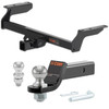 2020-2025 Ford Escape Excluding PHEV CURT Class 3 Trailer Hitch, 2" Receiver + 2" Ball + 1-7/8" Ball Kit