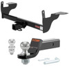 2010-2017 Volvo XC60 All CURT Class 3 Trailer Hitch, 2" Receiver + 2" Ball + 1-7/8" Ball Kit